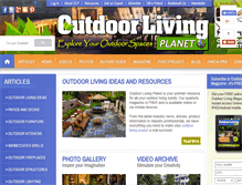 Tablet Screenshot of outdoorlivingplanet.com